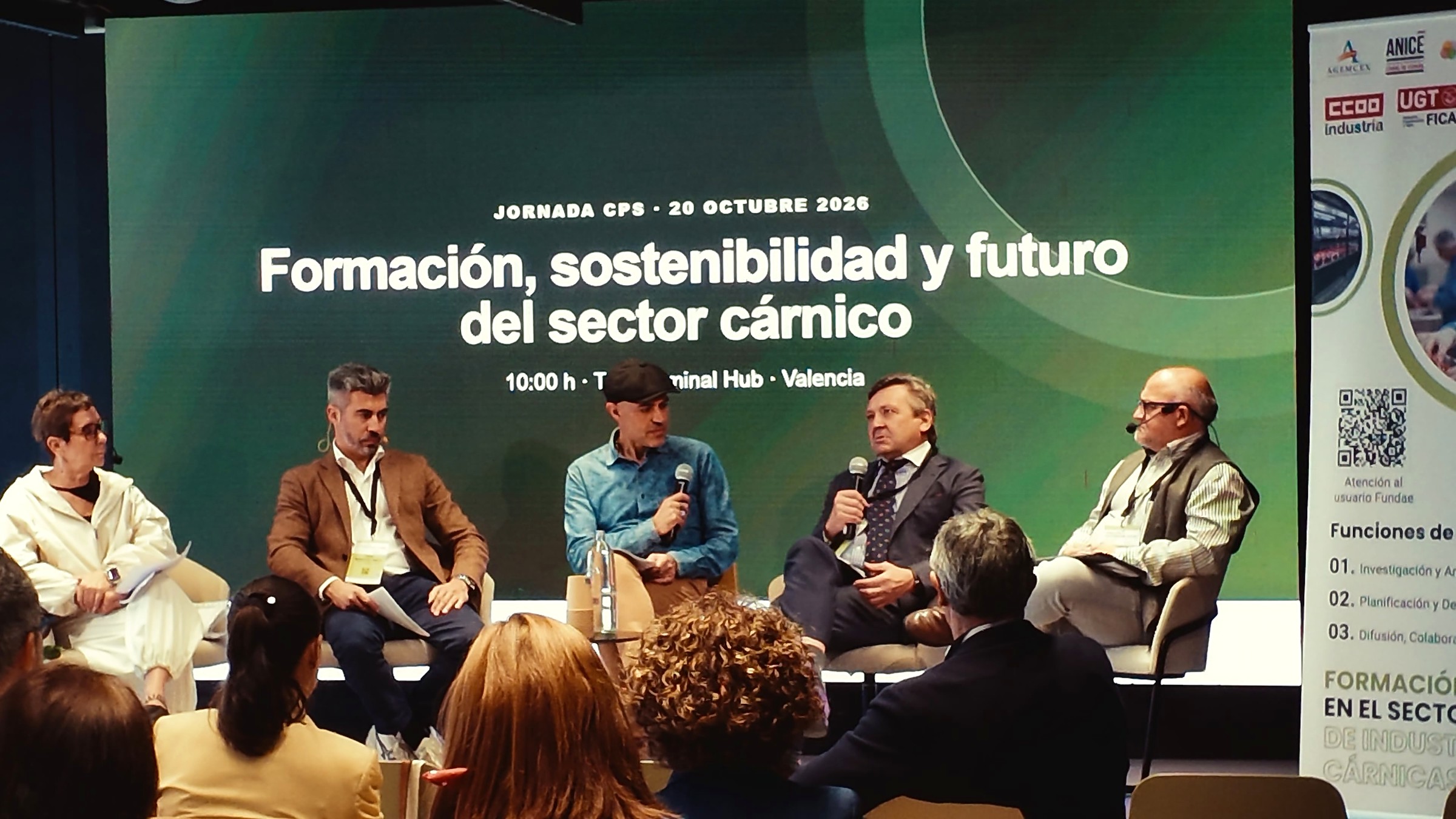 La mesa sobre formación para la sostenibilidad
